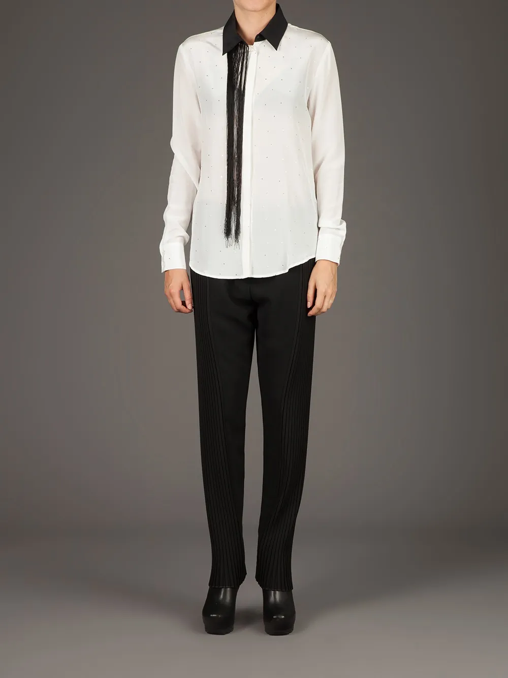 Sharon Wauchob ribbed drawstring trouser | Straight-Leg Pants | Image 2