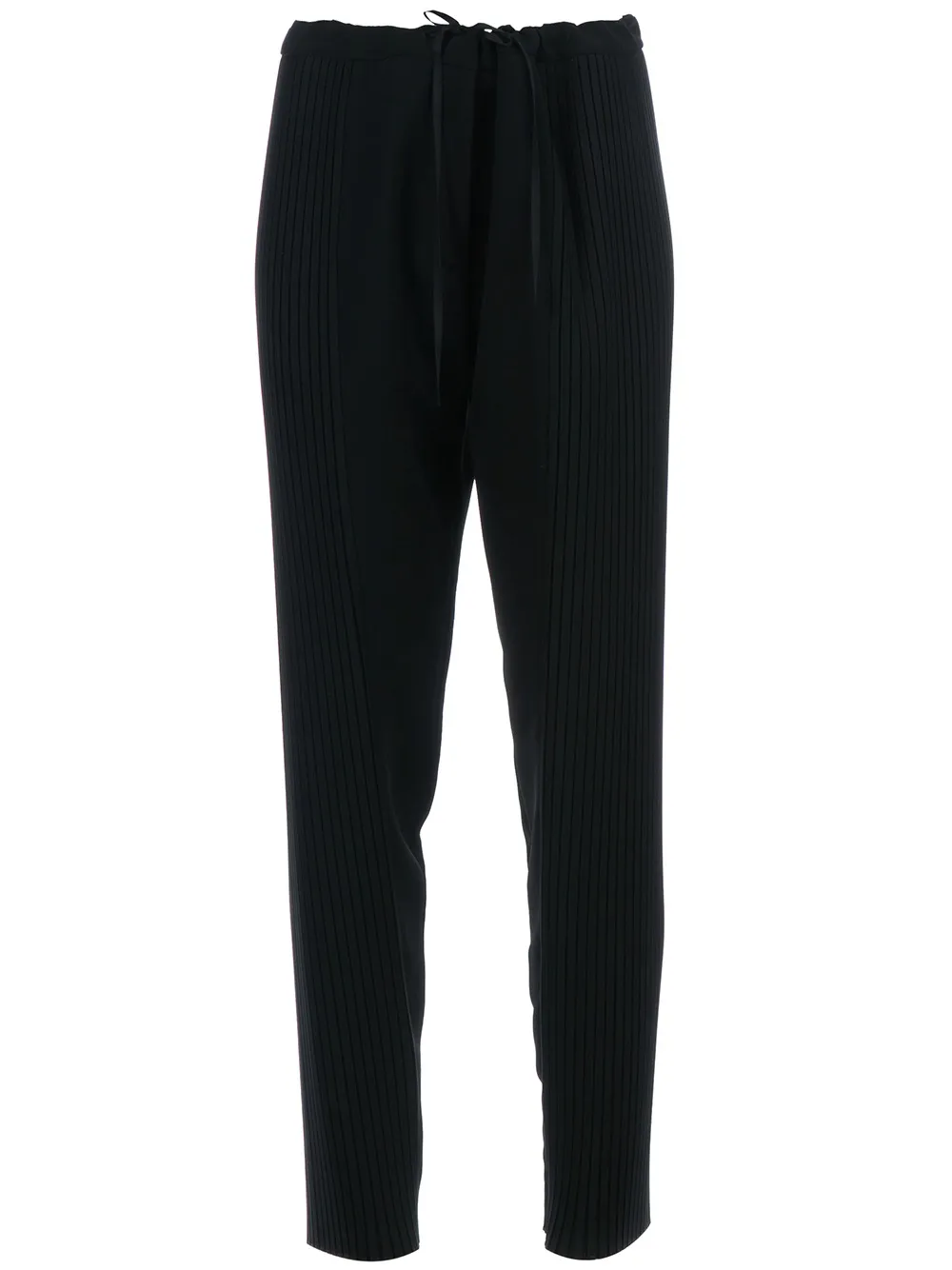 Sharon Wauchob ribbed drawstring trouser | Black | Image 1