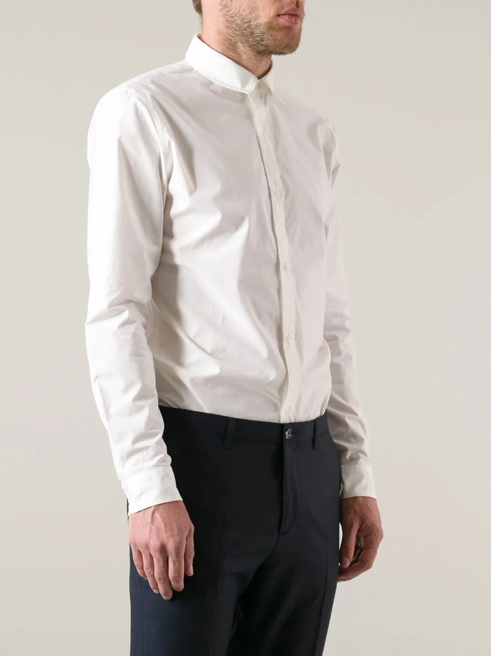 A.P.C. classic shirt Beige