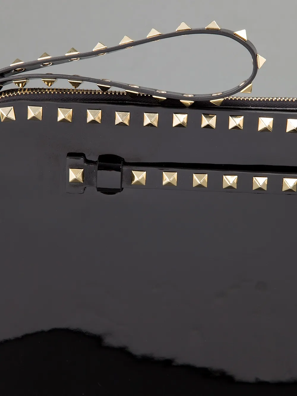 Valentino Garavani 'Rockstud' clutch Zwart