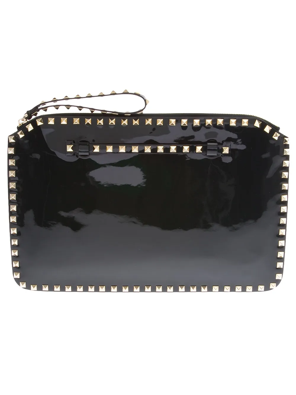 Valentino Garavani 'Rockstud' clutch Zwart