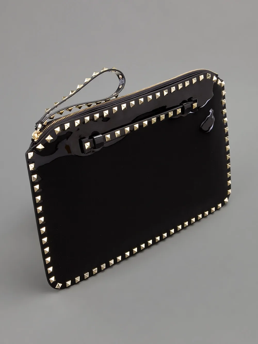 Valentino Garavani 'Rockstud' clutch Zwart