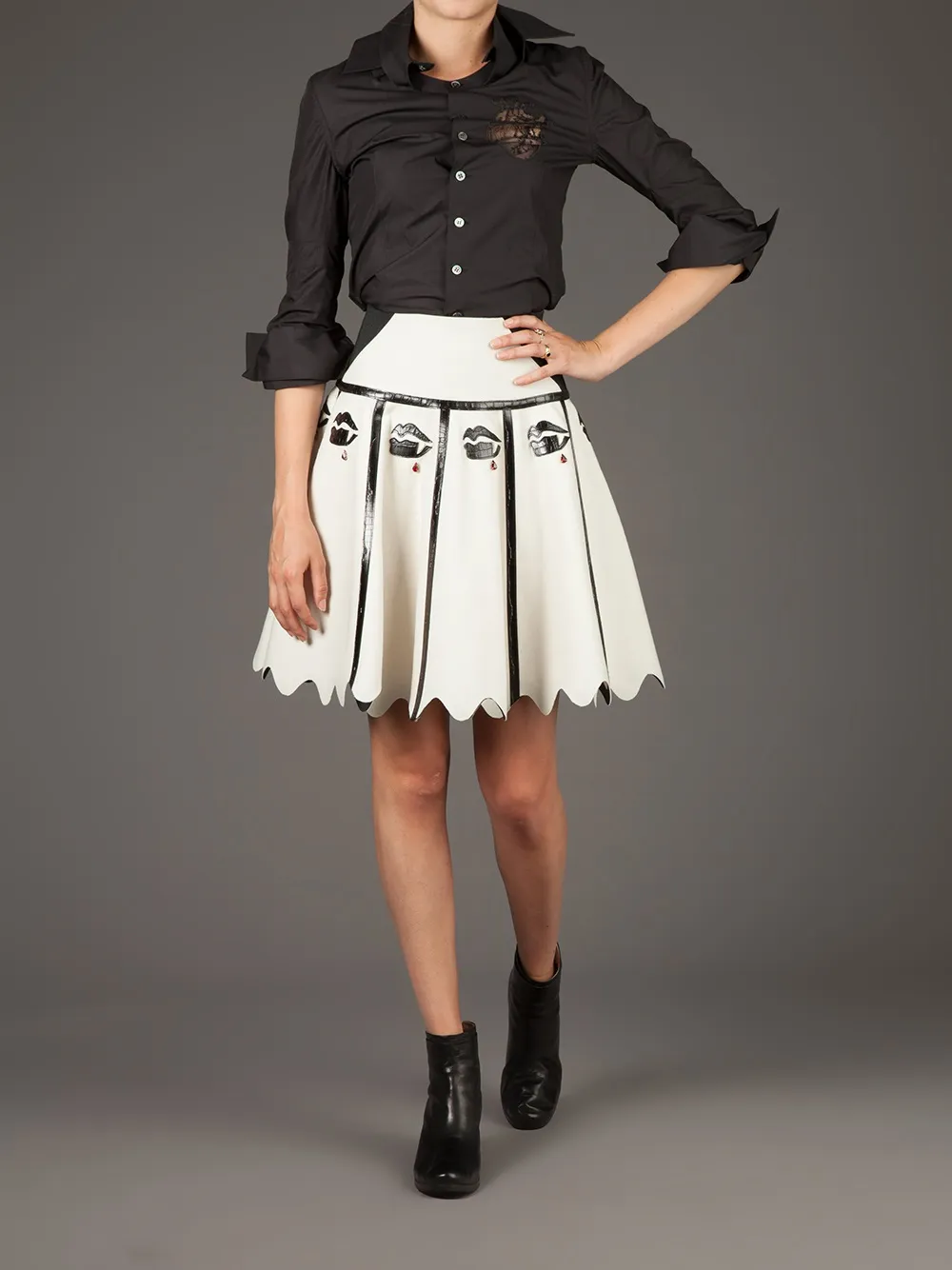 Undercover L1601 OFF WHITE ??? Cupro Wool Wit