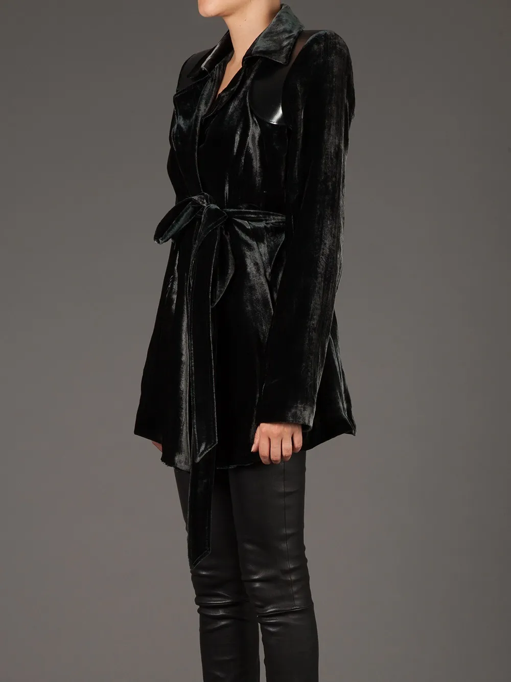 Aurélie Demel 'kiris' Coat In Gray