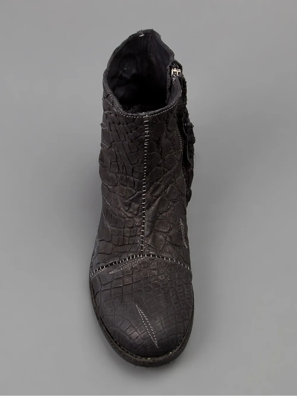 Premiata textured boots Black