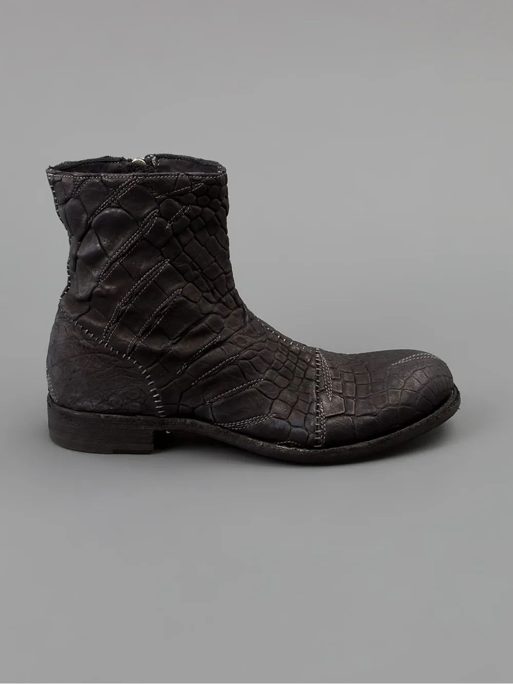 Premiata textured boots Black