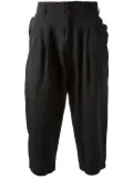 Comme des Garçons Homme Plus cropped harem trouser - Black