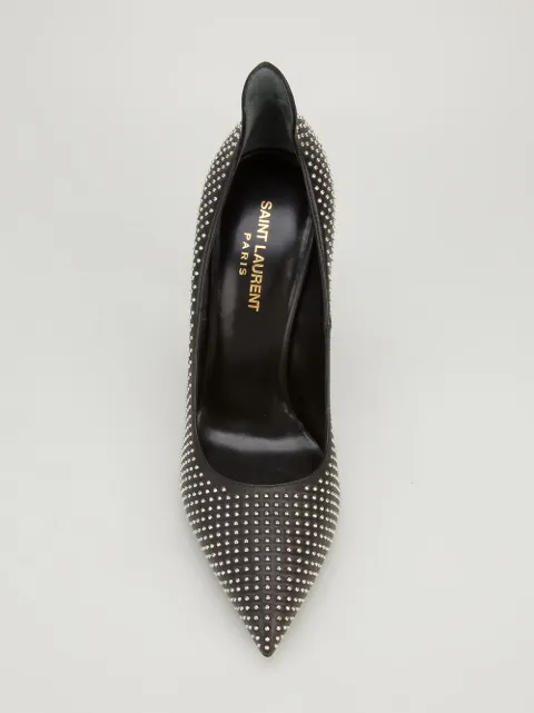 saint laurent studded pumps