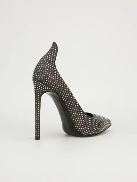 saint laurent studded pumps