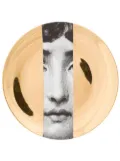 Fornasetti printed plate - Gold