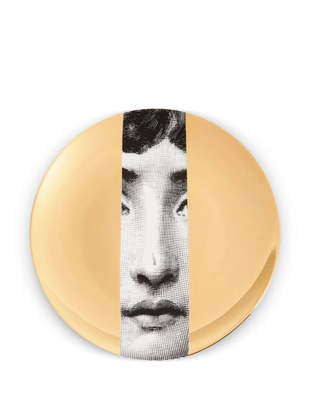 Fornasetti Tema e Variazioni N. 33 wall plate | Gold | Image 1