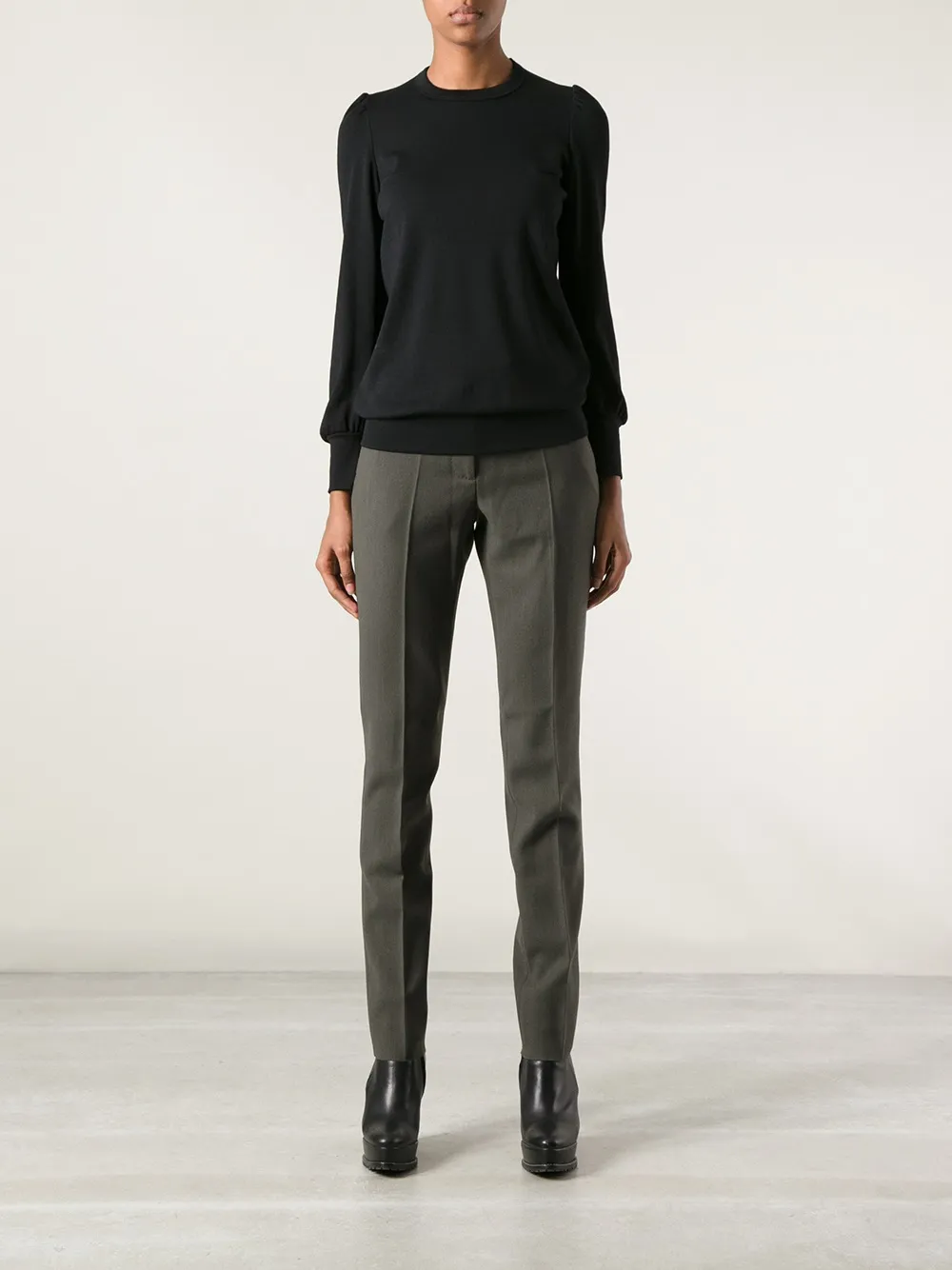 Golden Goose slim trouser - Groen