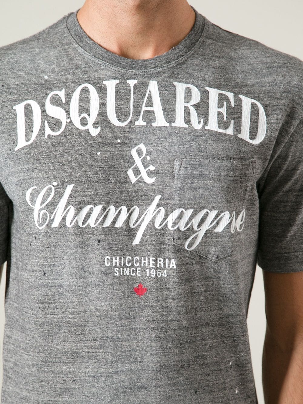tee shirt dsquared champagne
