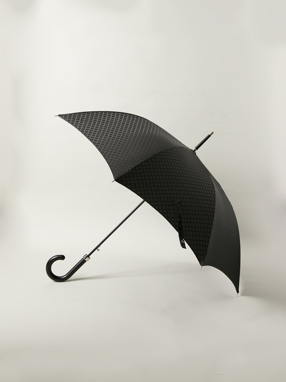 Gucci printed umbrella - Zwart