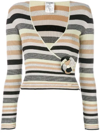 chanel striped sweater