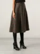 Krizia Pre-Owned checked a-line skirt