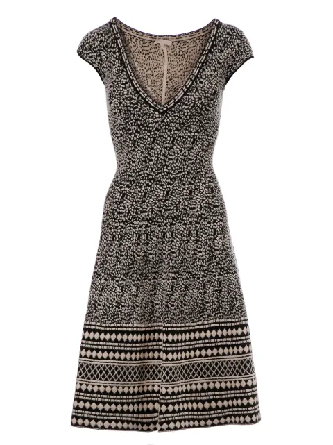 Vicedomini deep v-neck dress 