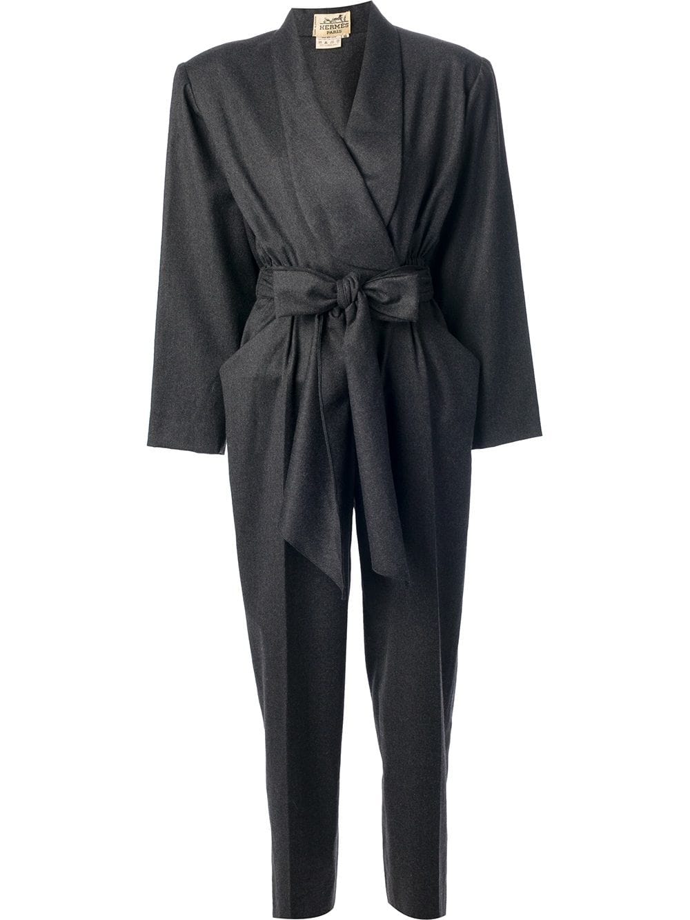 Hermès Vintage belted jumpsuit $1,296 - Shop VINTAGE Online - Fast ...