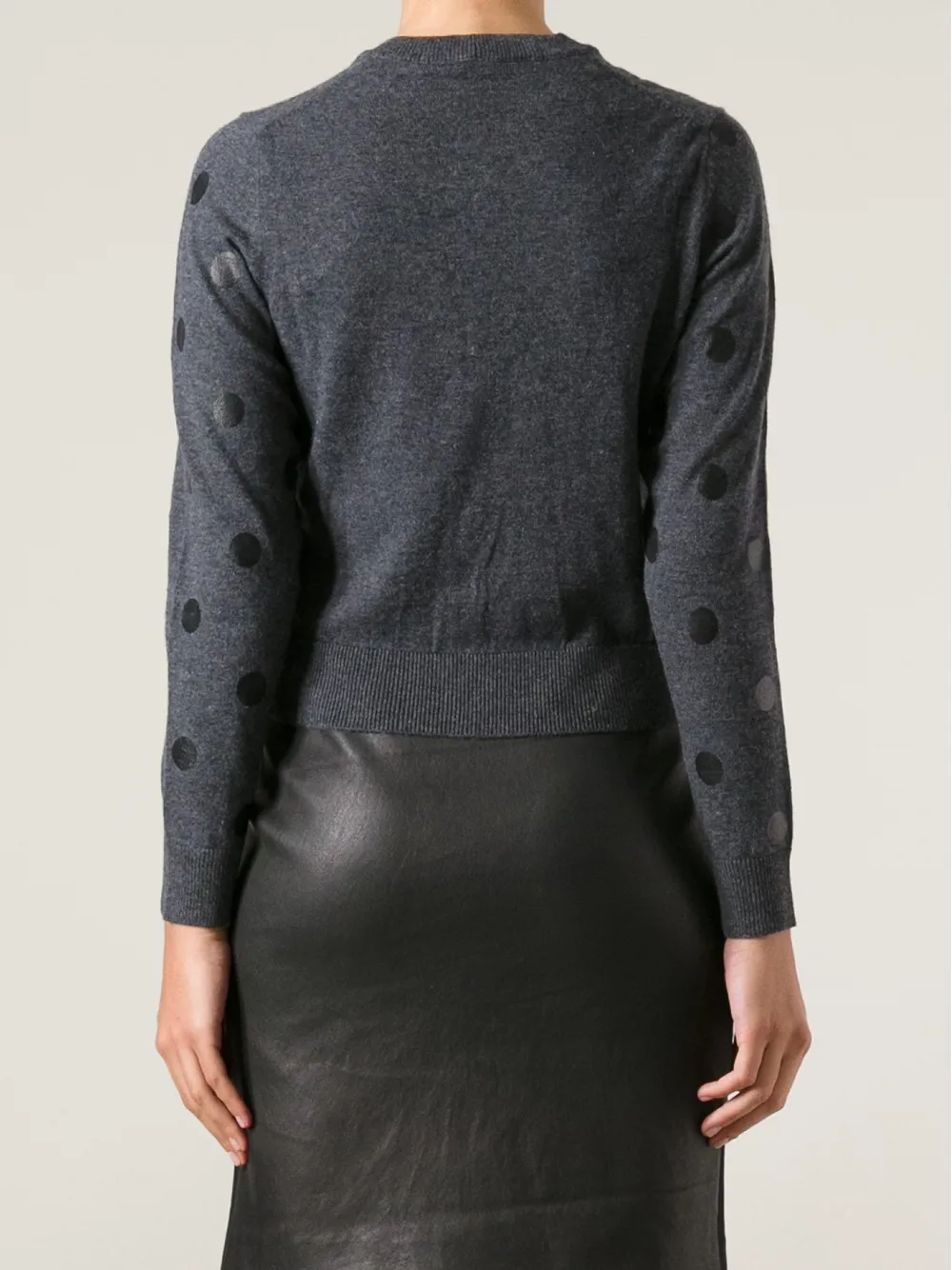Golden Goose Polka Dot Cardigan In Blue