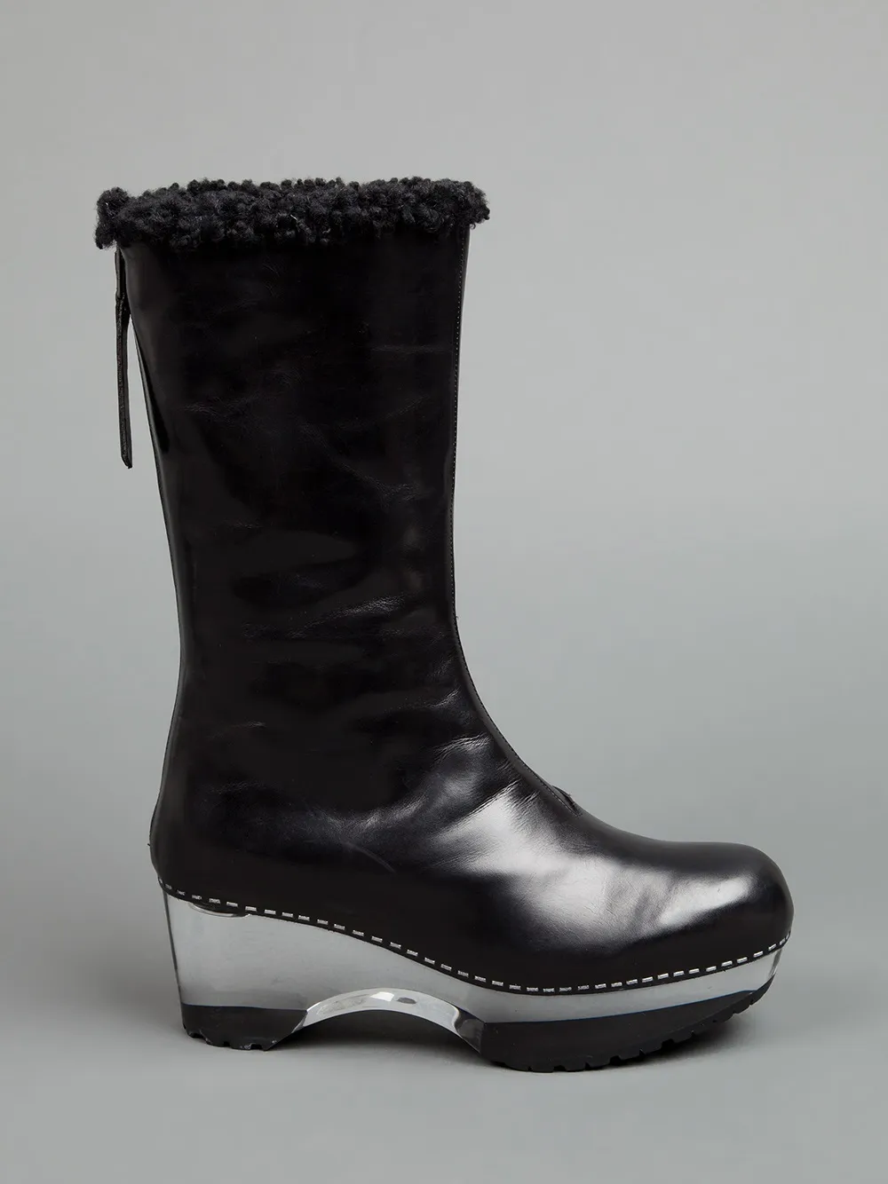 Premiata platform boot Black