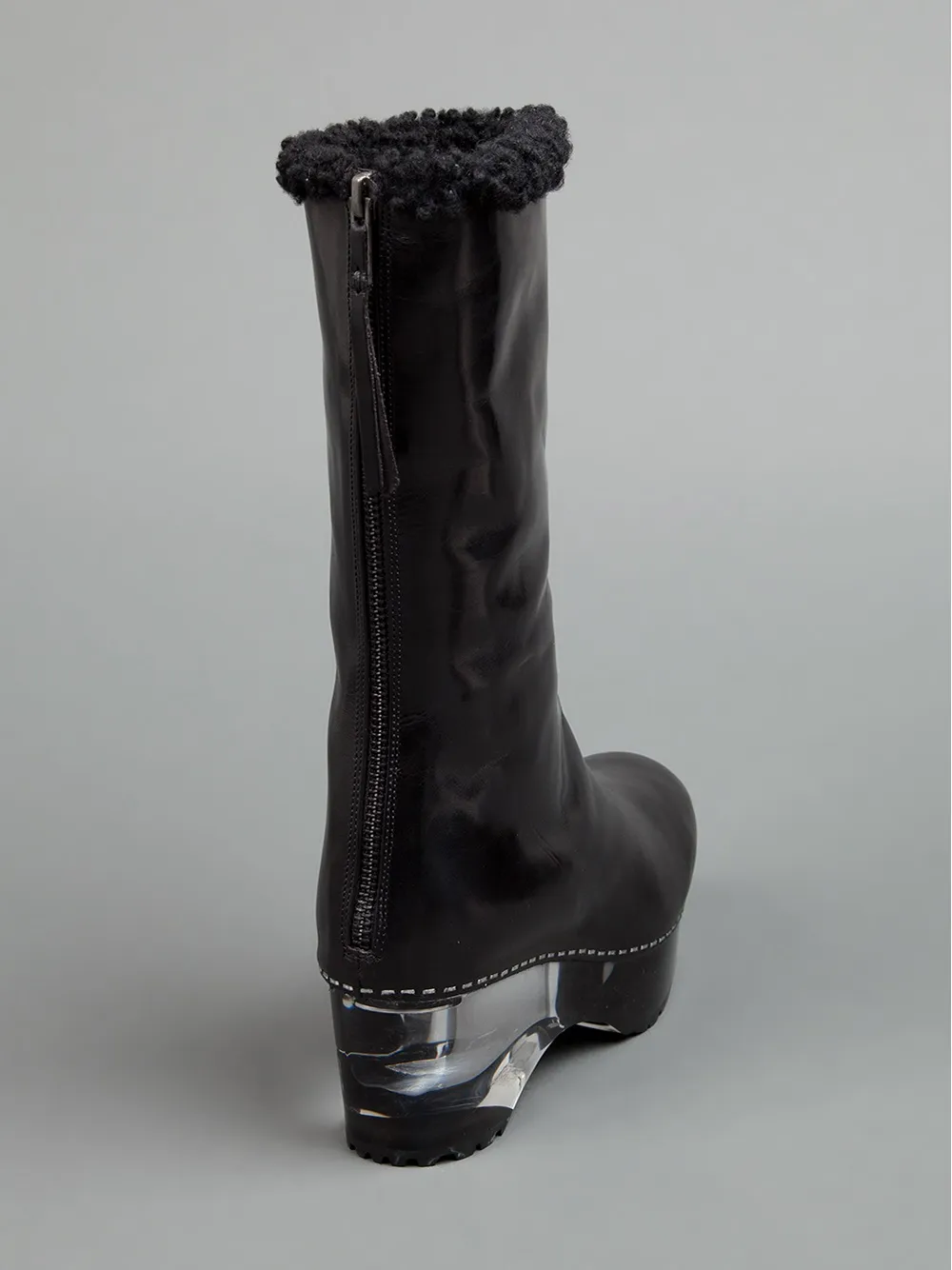 Premiata platform boot Black