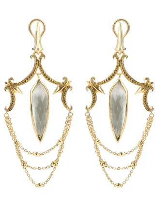 Large deals chandelier earrings