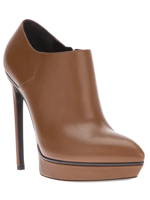 saint laurent platform ankle boots