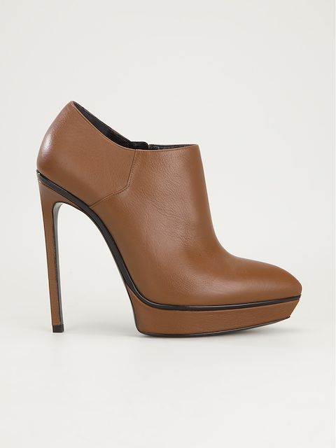 saint laurent platform ankle boots