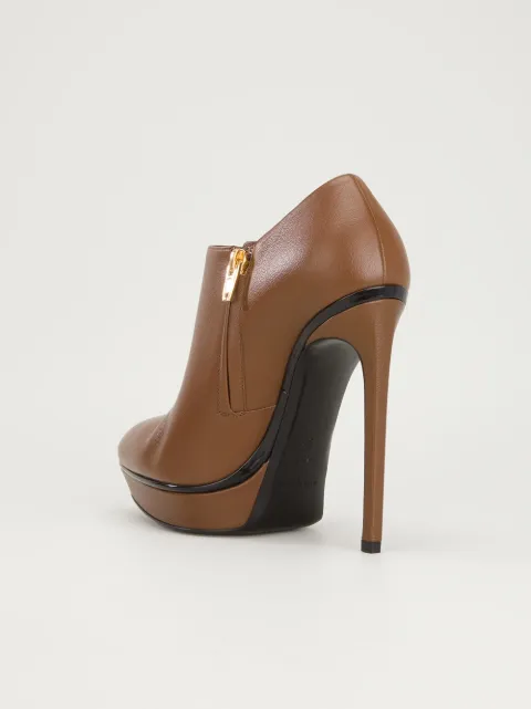 saint laurent platform ankle boots