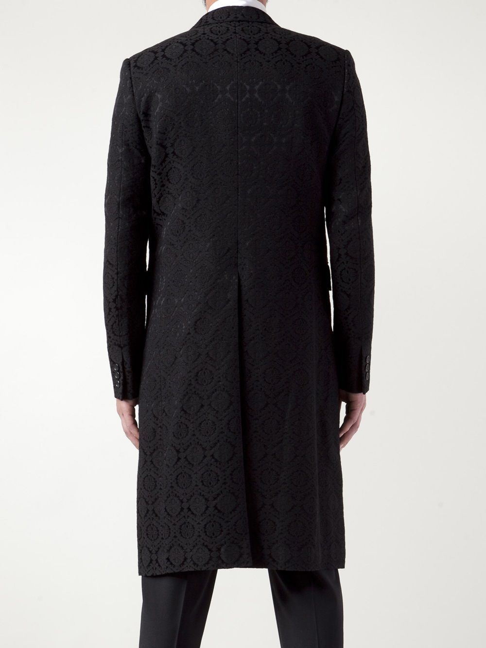 Comme des Garcons Homme Plus jacquard coat Men