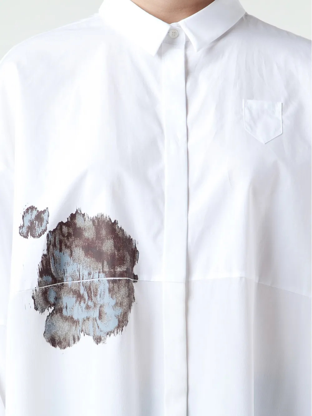 Nº21 classic collar blouse Wit