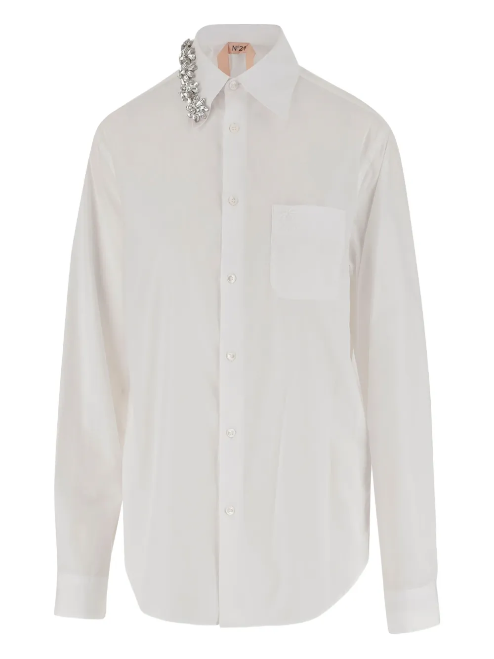 Nº21 classic collar blouse - ホワイト Nº21 classic collar blouse - ホワイト