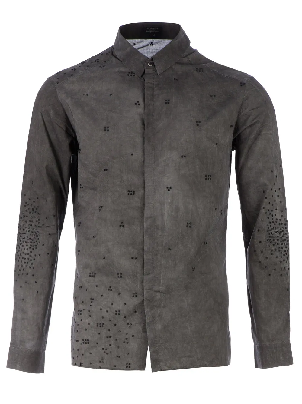 

Leclaireur beaded washed shirt - Grey