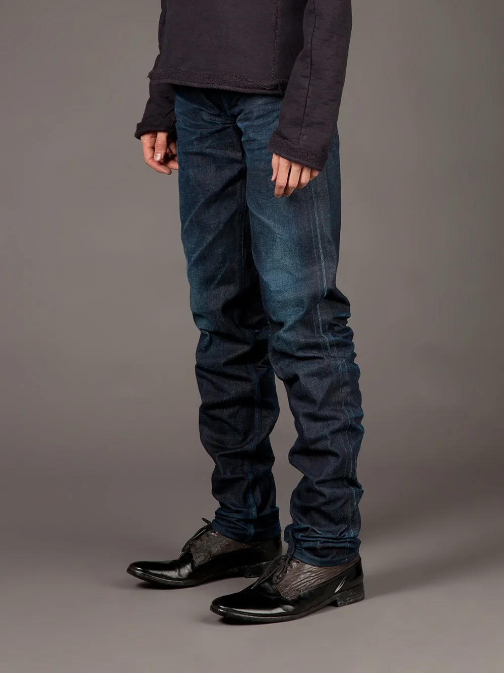 Leclaireur distressed jeans Blauw