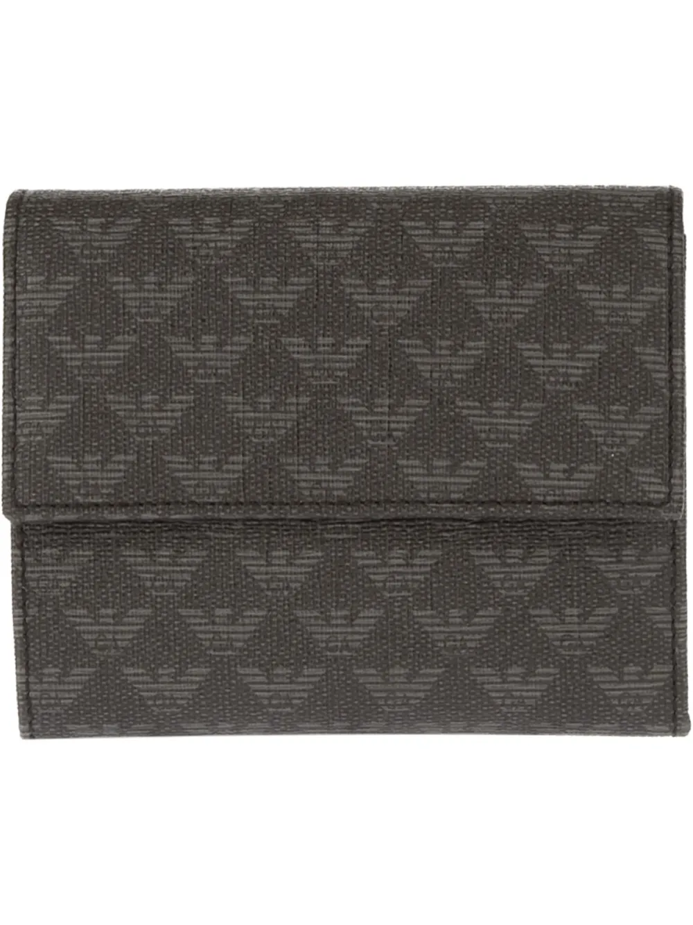Emporio Armani fold over wallet - Grigio