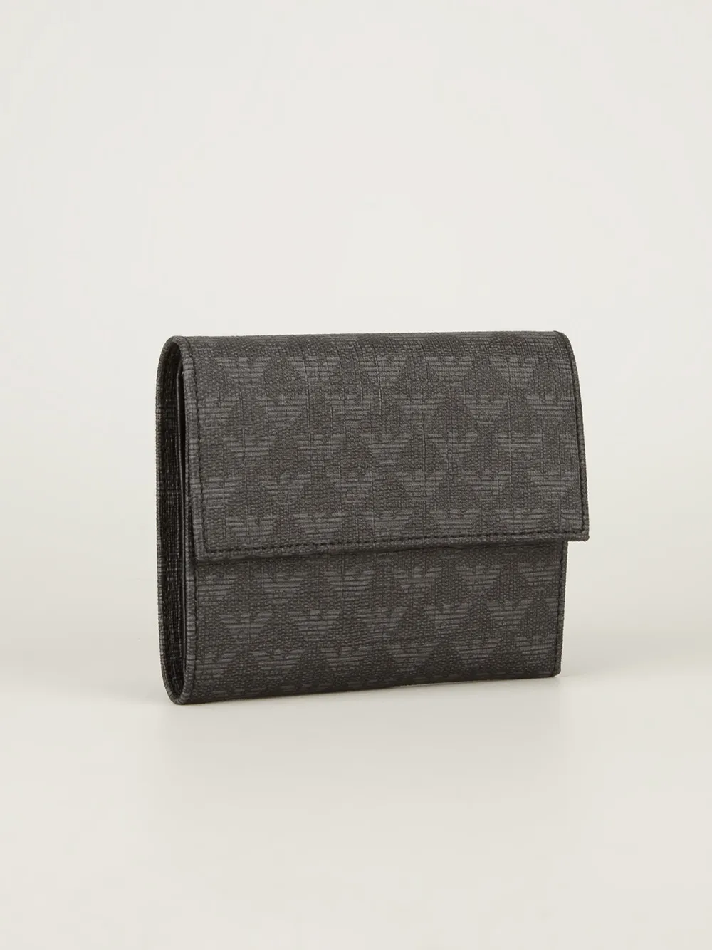 Emporio Armani fold over wallet - Grijs