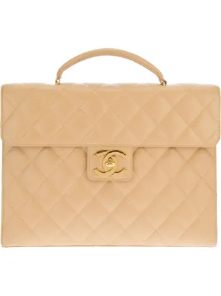 quilted briefcase