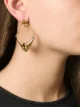 Image 2 of Shaun Leane 'Bound' champagne quartz earrings