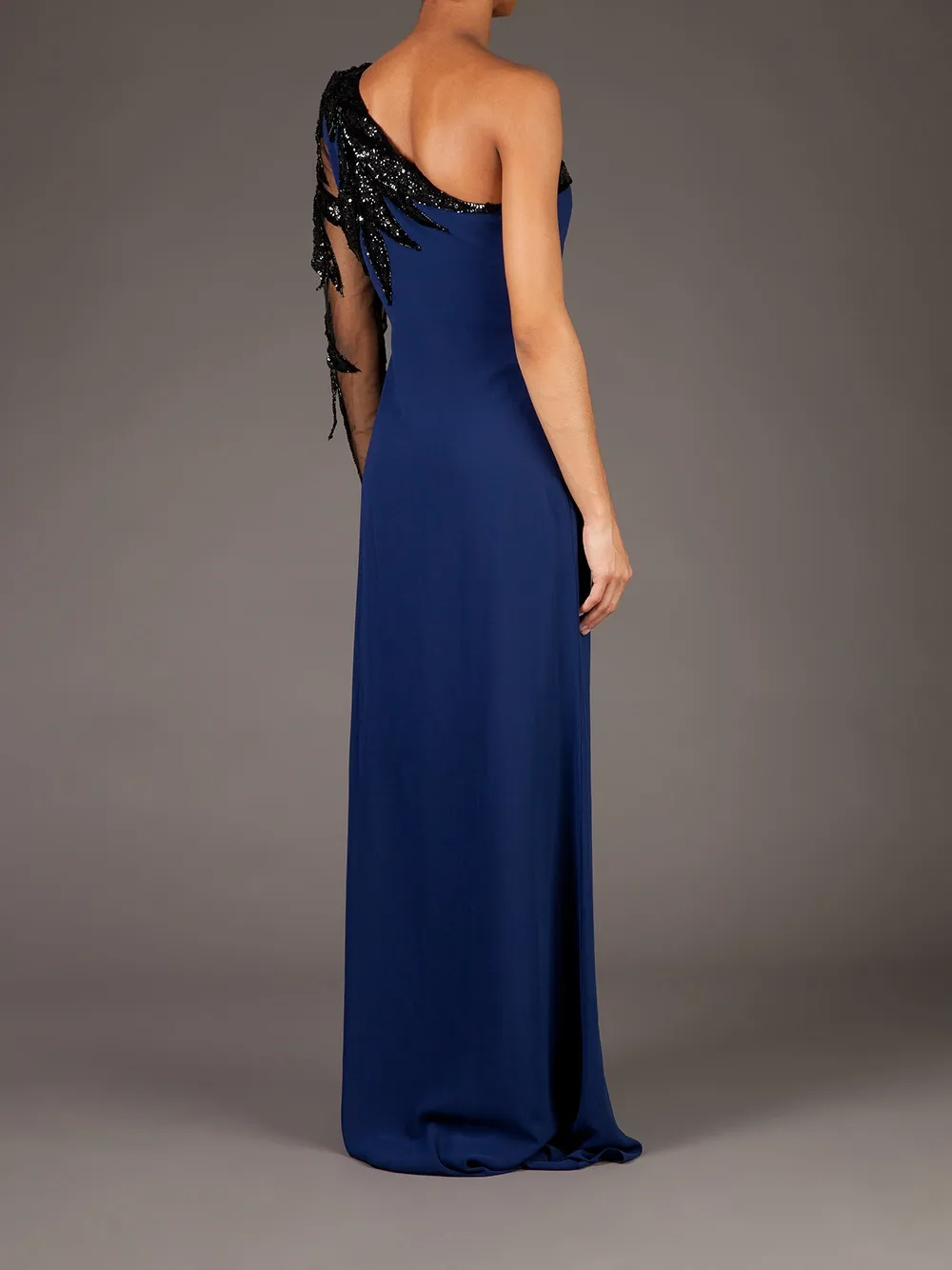 Georges Mak 'Vanessa' dress Blauw
