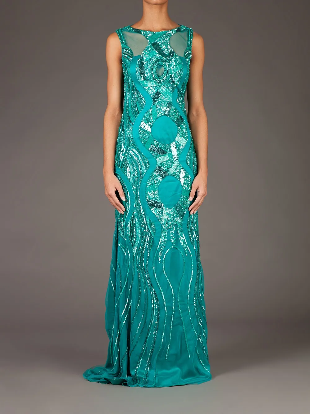 Georges Mak 'Nikita' dress - Blauw