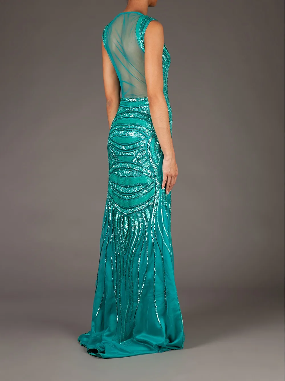 Georges Mak 'Nikita' dress Blauw