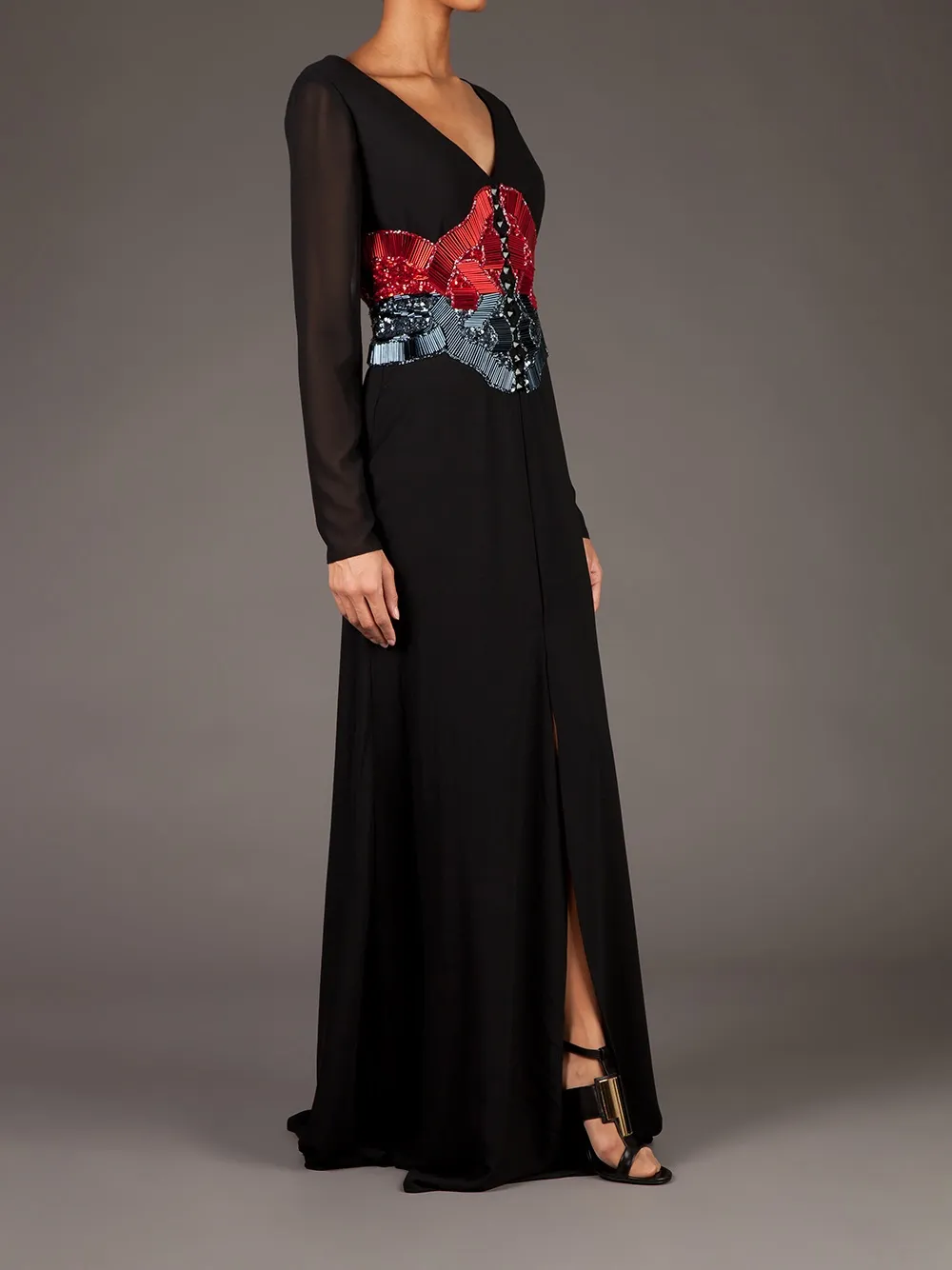 Georges Mak 'Dune' dress Zwart