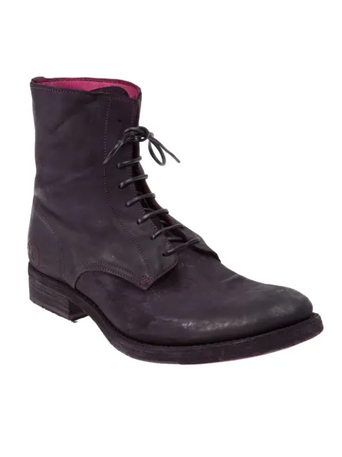 L'Eclaireur Made By distressed lace-up boot