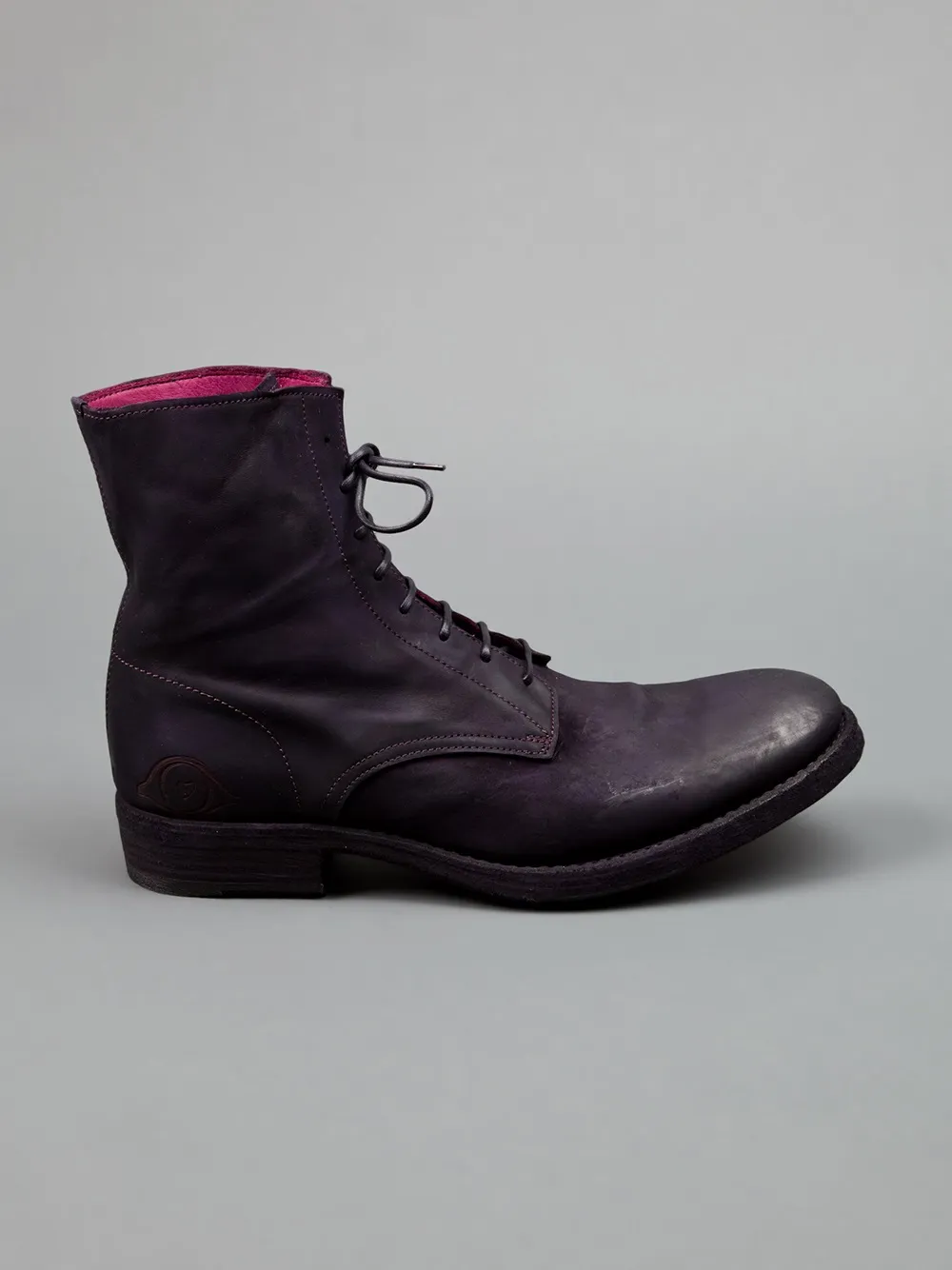 L'Eclaireur Made By distressed lace-up boot | Biker Boots | Image 2