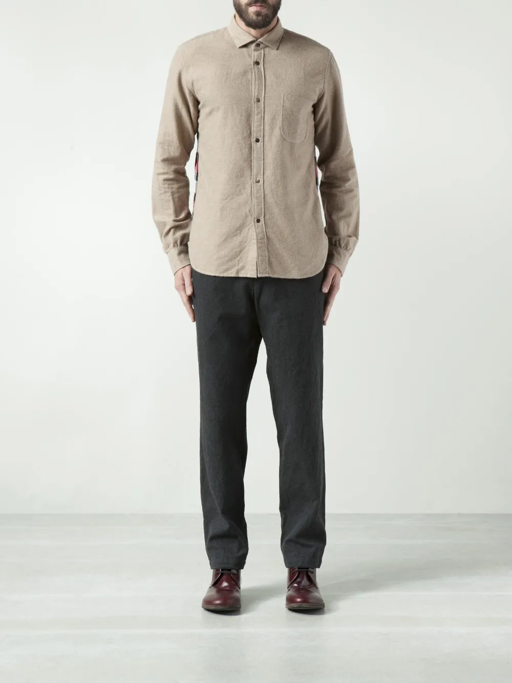 Comme des Garçons Homme 'Serge' wool trousers - Grijs