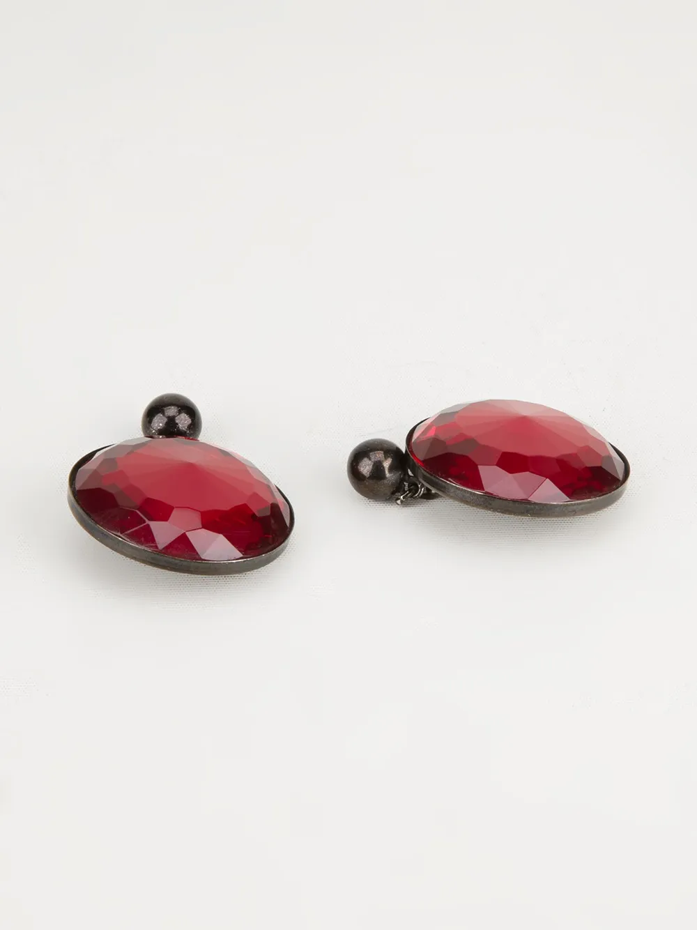 Katheleys Vintage crystal cufflinks - Rood