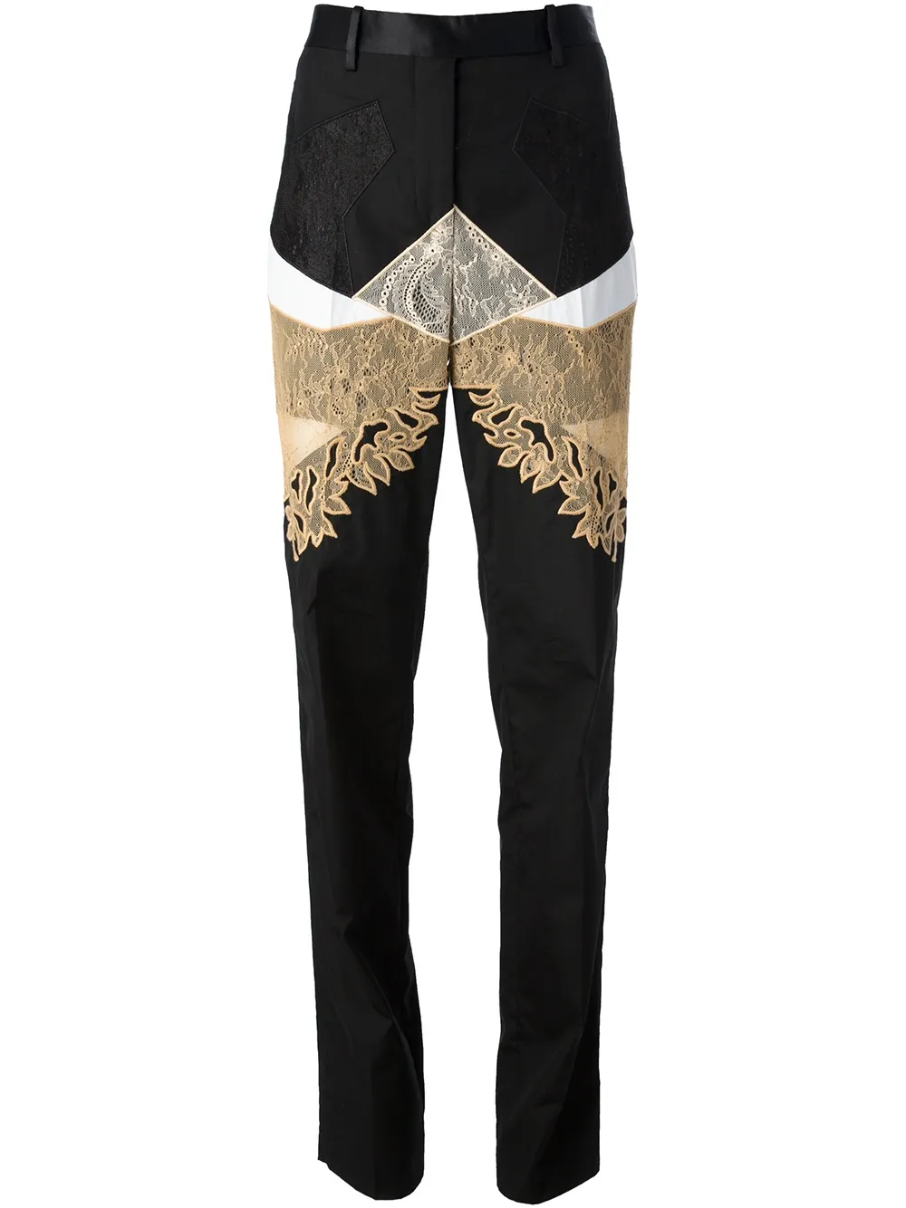 Givenchy lace panel trouser - Black