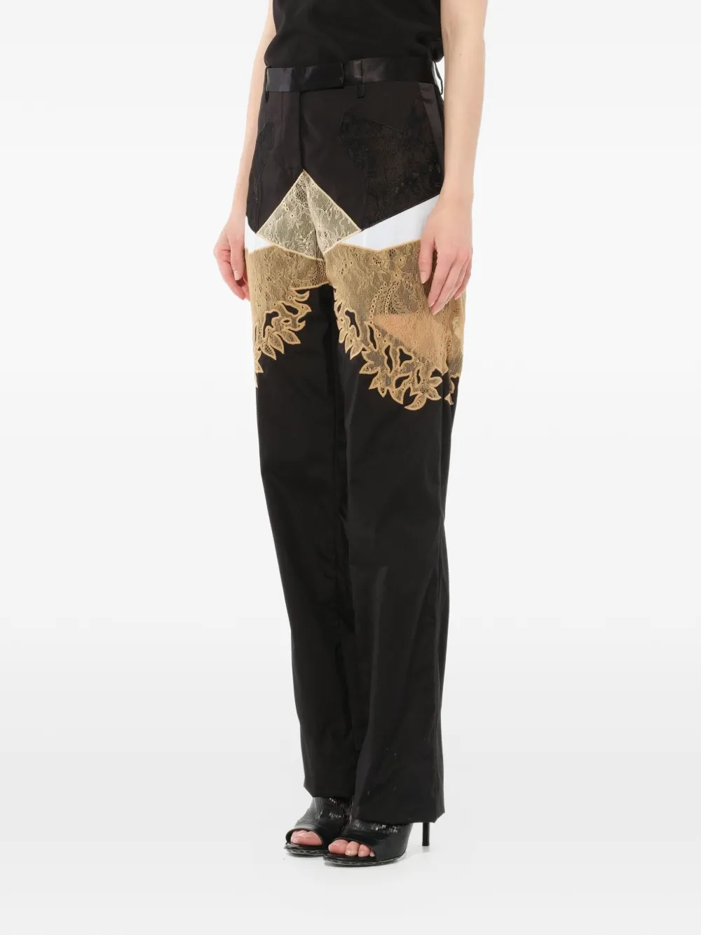  Givenchy Lace Panel Trouser   Schwarz 