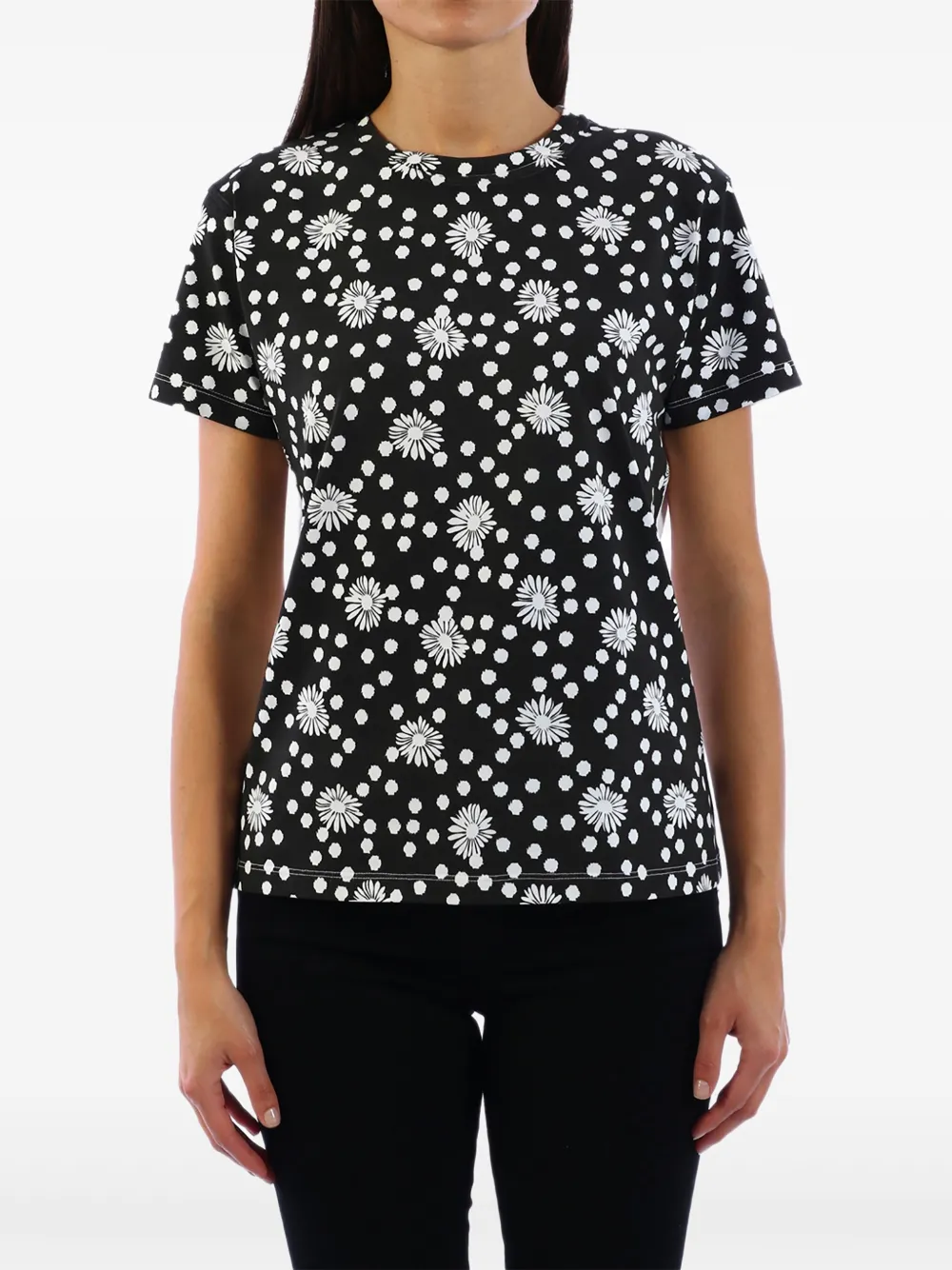 floral print t-shirt