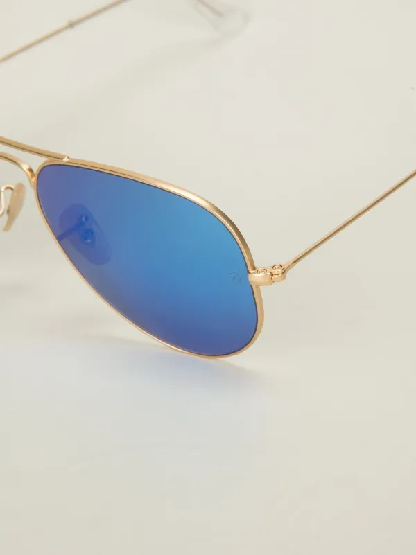 Ray-Ban アビエーターサングラス | ブルー | FARFETCH JP